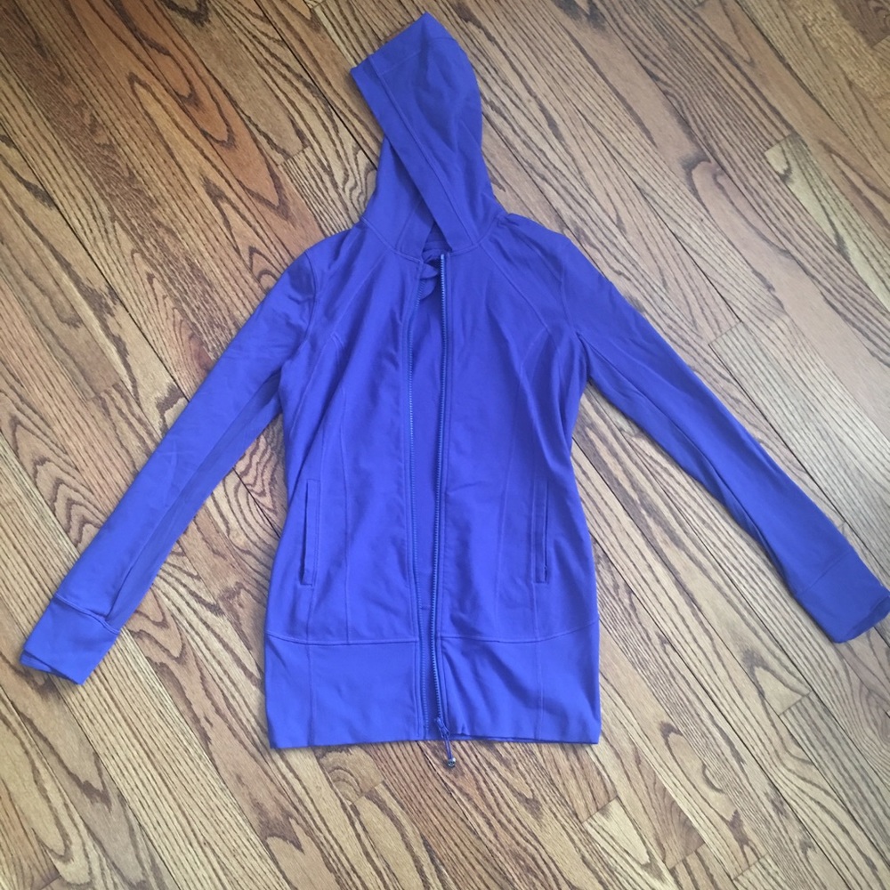 Lululemon blue hoodie zip up size 10